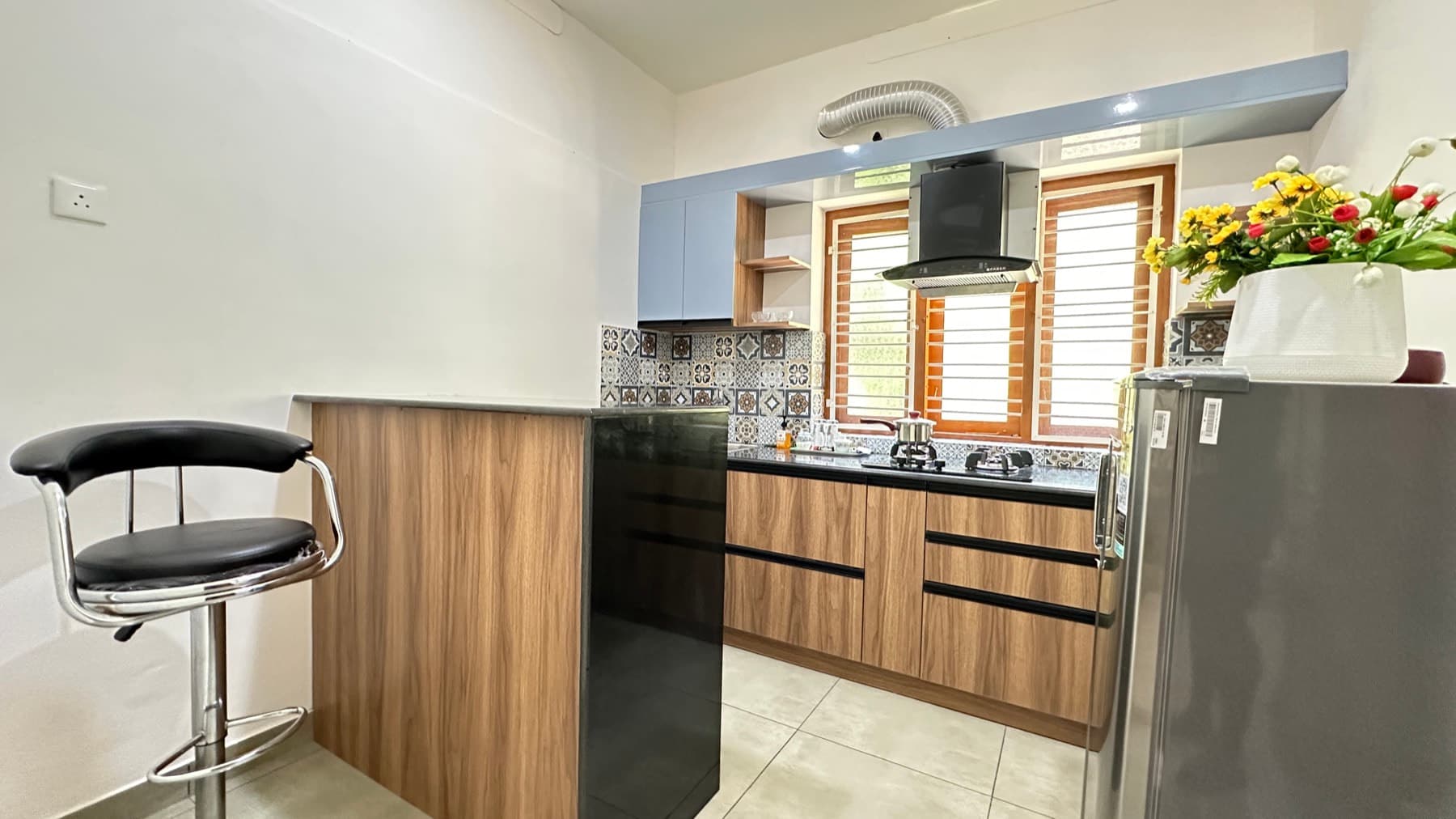 Premium Apartment kitchen wider angle